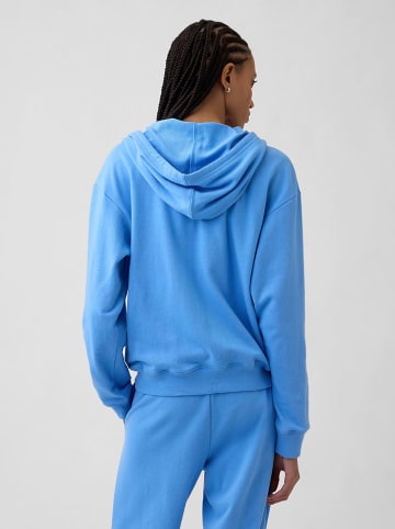 Sweatjacke in Hellblau