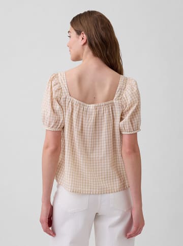 Blouse beige/crème
