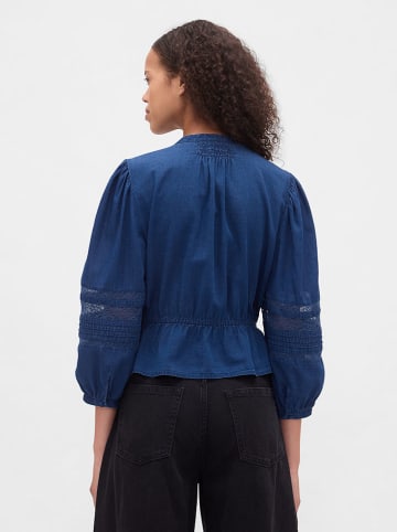Blouse blauw