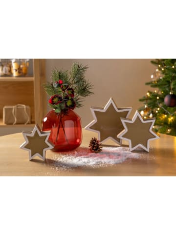 Sztuczna roślina "Christrose" w kolorze ciemnoczerwonym - dł. 29 cm