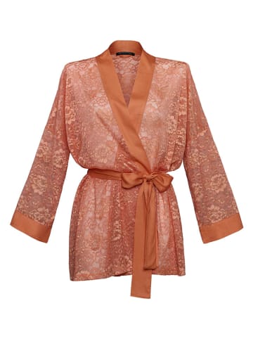 Kimono w kolorze jasnobrązowym