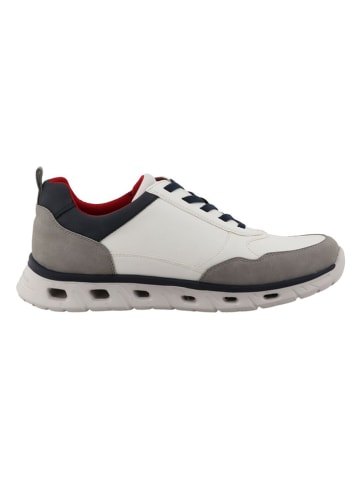 Sneakers in Weiß/ Grau/ Dunkelblau