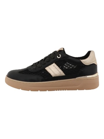 Sneakers zwart/goudkleurig