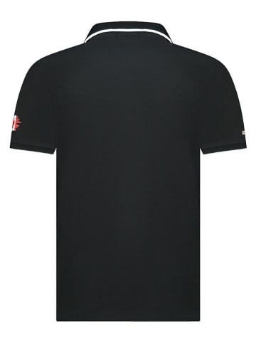 Poloshirt in Schwarz
