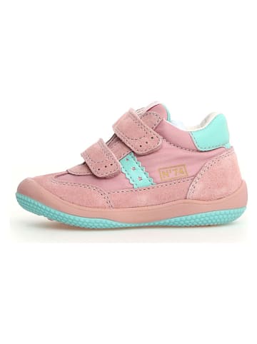 Leder-Sneakers "Go" in Rosa
