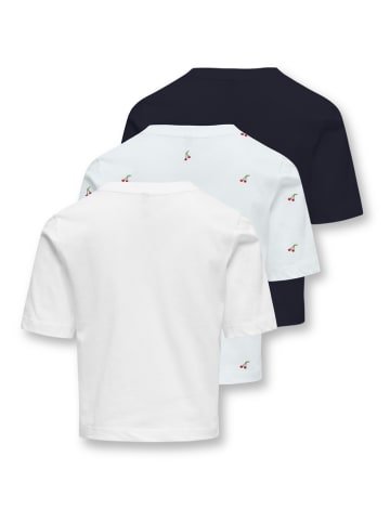 3-delige set: shirts "Rex" wit/zwart