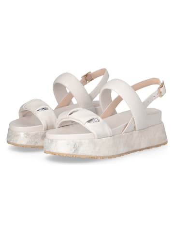 Sleehaksandalen wit