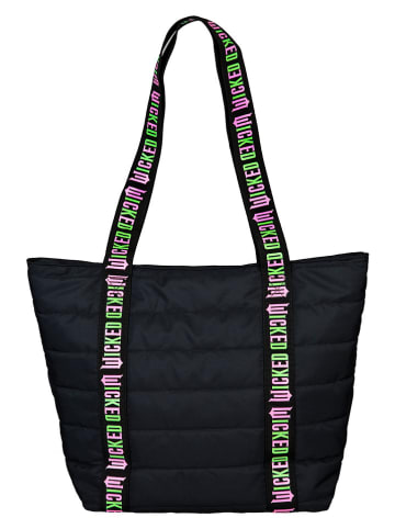 Shopper "Wicked" in Schwarz - (B)44 x (H)33,5 x (T)15 cm