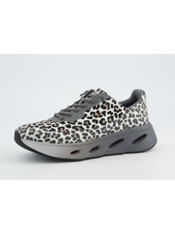 Laufschuhe in Grau/ Creme