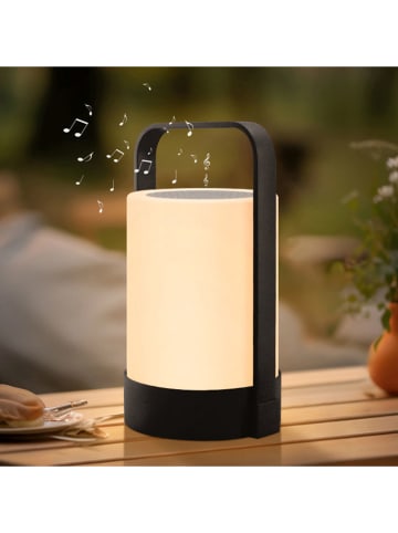 Lampa stołowa LED z głośnikiem i funkcją zmiany koloru - wys. 22 x Ø 12 cm