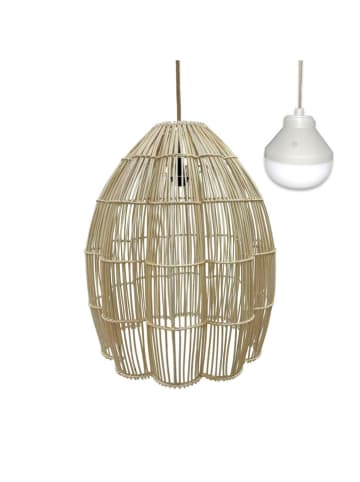 Lampa zewnętrzna LED "Avila" w kolorze beżowym - wys. 60 x Ø 50 cm