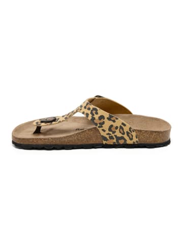 Zehentrenner in Beige