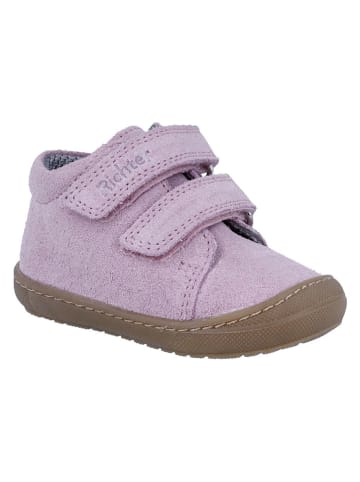 Skórzane buty "Maxi" w kolorze jasnoróżowym do nauki chodzenia