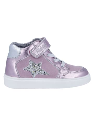 Leren sneakers "Flora" lichtroze