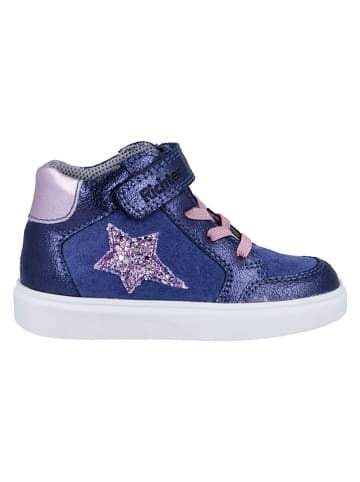 Leder-Sneakers "Flora" in Blau