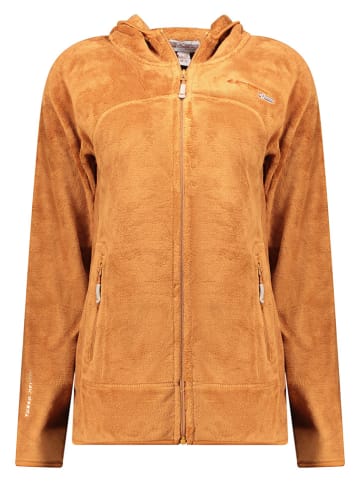 Fleece vest "Uternel" lichtbruin