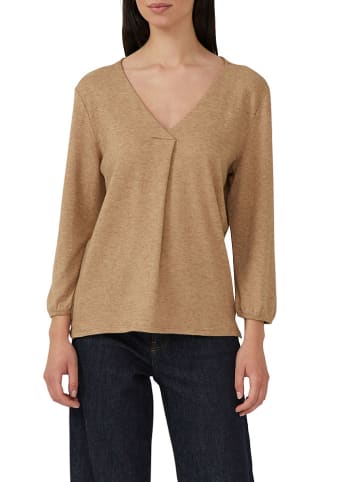 Bluse in Hellbraun
