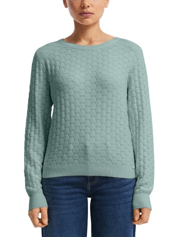 Sweter w kolorze turkusowym