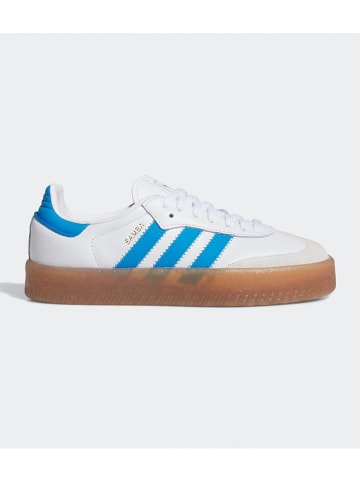 Leder-Sneakers "Sambae" in Weiß