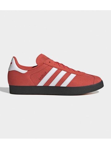 Skórzane sneakersy "Gazelle" w kolorze pomarańczowym