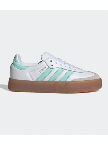 Skórzane sneakersy "Sambae" w kolorze białym
