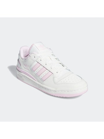 Skórzane sneakersy "Forum Low" w kolorze białym