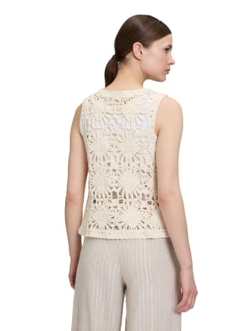 Strickweste in Beige