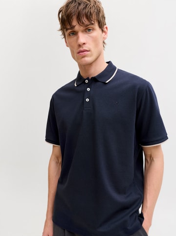 Koszulka polo "Prblaethan" w kolorze granatowym