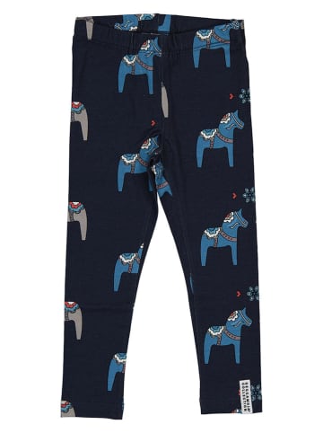 Legginsy w kolorze granatowym