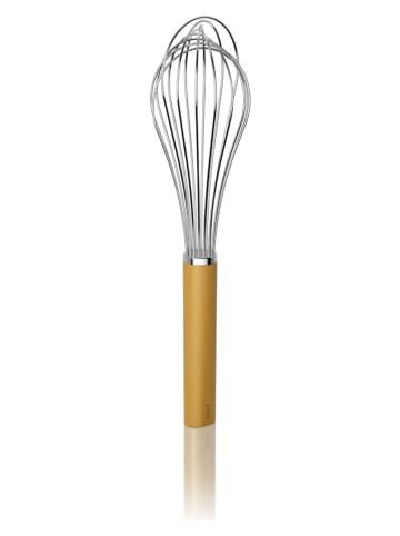 Trzepaczka "Emma" w kolorze żółtym - dł. 27 cm