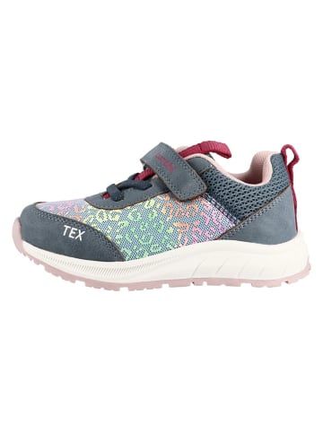 Sneakersy "Asmi Tex" w kolorze niebieskim ze wzorem