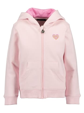 Sweatvest lichtroze
