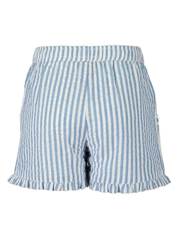 Shorts in Blau/ Weiß