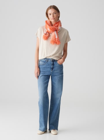 Sjaal "Axeni" oranje/wit