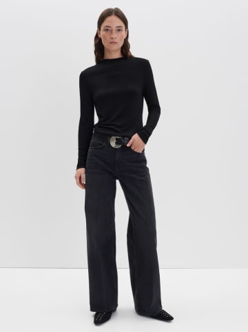 Longsleeve "Karinn" in Schwarz