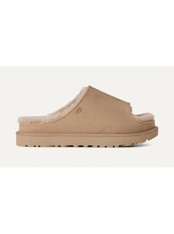 Leren pantoffels "Greenport" beige