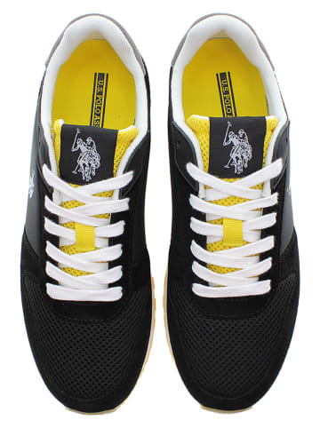 Sneakersy w kolorze czarno-żółtym