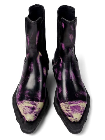 Leder-Chelsea-Boots "Venga" in Schwarz