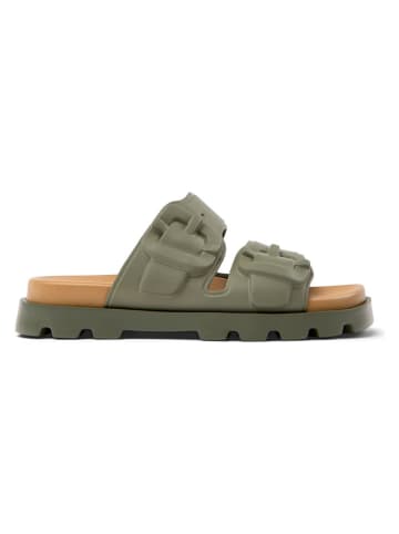Klapki "Brutus" w kolorze khaki