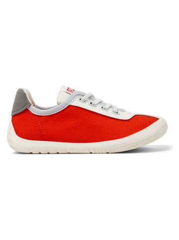 Sneakers "Path" in Creme/ Rot