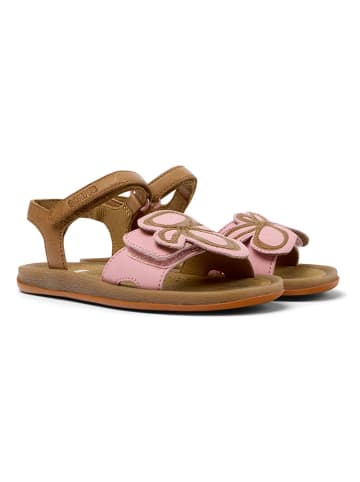 Leder-Sandalen "Bicho" in Rosa