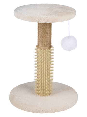 Kratzbaum in Beige - (H)40 cm
