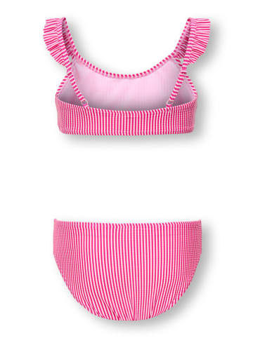 Bikini "Sunny" in Pink/ Weiß