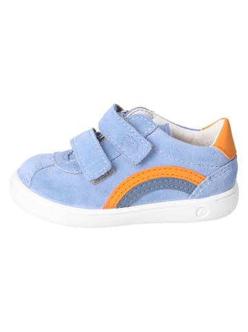 Leder-Sneakers "Lenno" in Hellblau