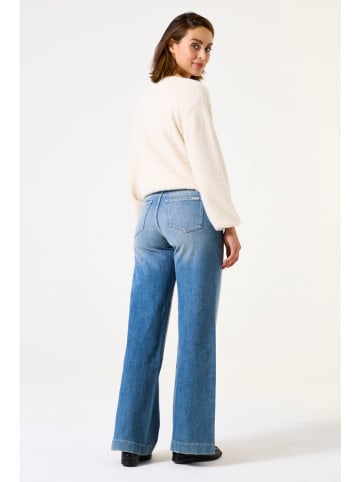 Spijkerbroek "Celia" - wide fit - lichtblauw