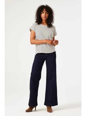 Spijkerbroek "Celia" - wide fit - donkerblauw