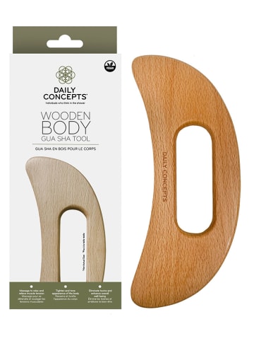 Przyrząd Gua Sha w kolorze jasnobrązowym