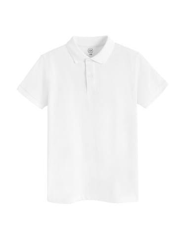 Koszulki polo (2 szt.) w kolorze białym i granatowym