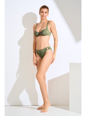 Figi bikini w kolorze oliwkowym
