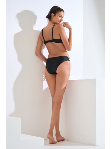 Figi bikini w kolorze czarno-oliwkowym